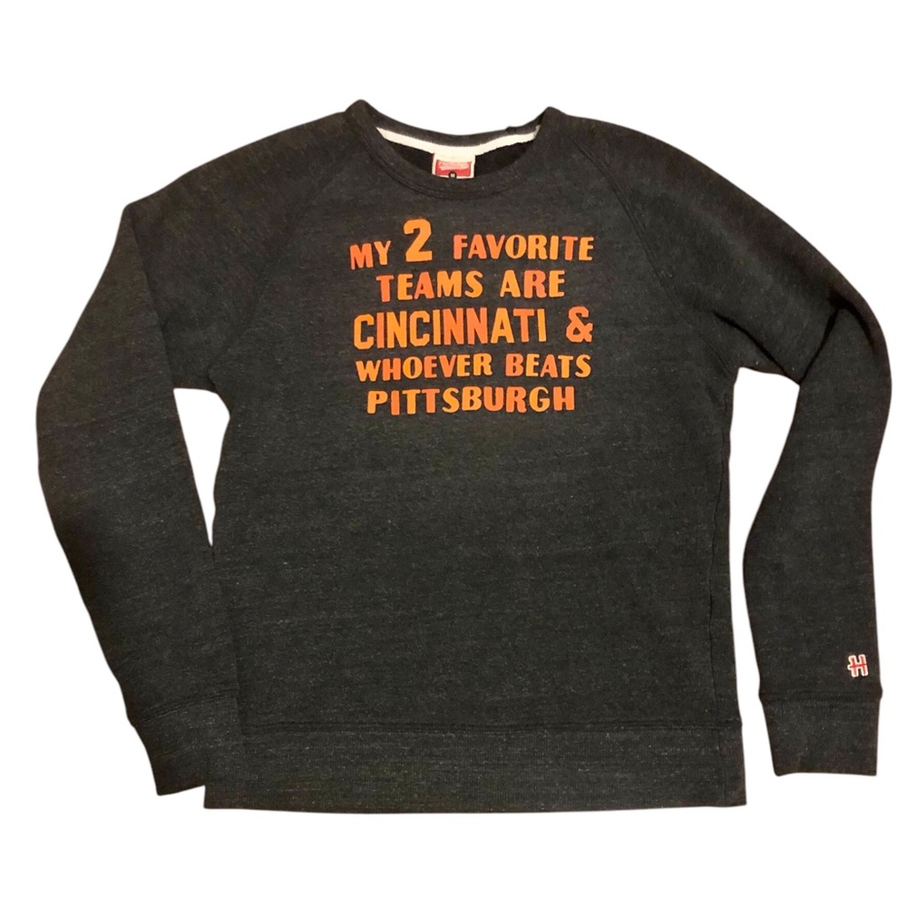 Homage Men’s Unisex Gray Cincinnati Bengals Sweatshirt M